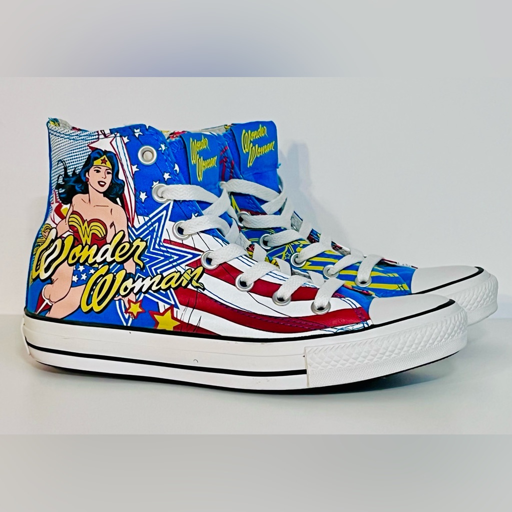 Converse X Dc Comics Wonder Woman High-Tops